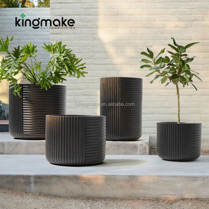 Macetas Redondas Grandes Modernas para Interiores y Exteriores, Resistentes al Agua, Decoración de Jardín, Macetas para Flores, Macetas para Villa, Fabricante de Macetas GRC - Product Image 3
