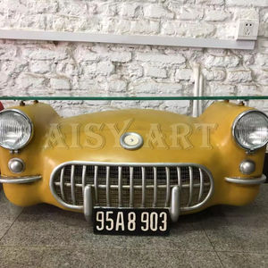 Decoración de Pared con Parrilla Delantera de Coche Industrial Vintage, Escultura de Arte Automotriz de Metal para Bar, Restaurante o Sala de Juegos - Product Image 1