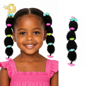 accessori Extension <span class=keywords><strong>per</strong></span> capelli carino piccolo Marley Bubble Puff Afro <span class=keywords><strong>per</strong></span> bambini intrecciato coda di cavallo <span class=keywords><strong>per</strong></span> le ragazze - Product Image 1