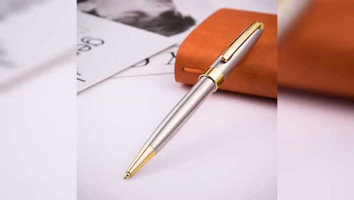 2024 2024 Men And Women Unique Metal Steel Ballpoint Pen For Vip Client ...