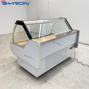 Nhà Máy Cung Cấp Đa Chức Năng Cong Thủy Tinh Lạnh Pho Mát Deli Thịt <span class=keywords><strong>Salad</strong></span> Hiển Thị Trường Hợp Cho Thịt Bán Buôn - Product Image 4