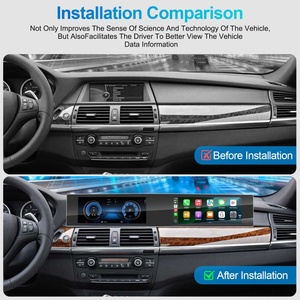 Navihua Car Upgrade Dual <b>Screen</b> 21'' Android GPS for BMW X5 E70 X6 E71 2007-2013 CCC CIC - Product Image 3