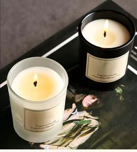 Vela de Cera de Soja en Vaso de Vidrio, Decoración Aromática Creativa para el Hogar, Sin Humo, Recuerdo para Regalo de Acción de Gracias y Navidad - Product Image 3