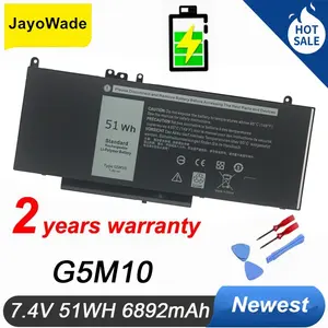 Nieuwe G5m10 Laptop Batterij Voor Dell Latitude E5250 E5450 E5550 Serie 8v5gx R9xm9 Wyjc2 1ky05 7.4V 51wh G5m10 Notebook Batterijen - Product Image 2