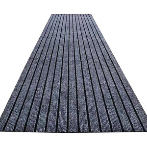Dalles <span class=keywords><strong>de</strong></span> moquette <span class=keywords><strong>de</strong></span> bureau modernes en PVC tissé rayé <span class=keywords><strong>de</strong></span> qualité commerciale, antidérapantes, écologiques, d'épaisseur moyenne, pour cuisine, <span class=keywords><strong>de</strong></span> mur à mur - Product Image 1