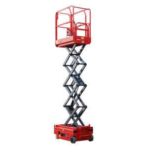 Dua motor gunting pengangkat kecil dapat bergerak dengan mudah aman mesin angkat dengan kecepatan penggerak yang wajar - Product Image 1