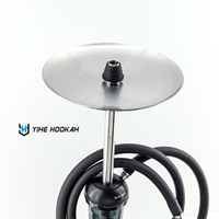 Vente chaude Usine Directe En Acier Inoxydable Shisha Narguilés Cool Chicha Conception Moderne Miroir Technique Direct Cool Chicha Usine