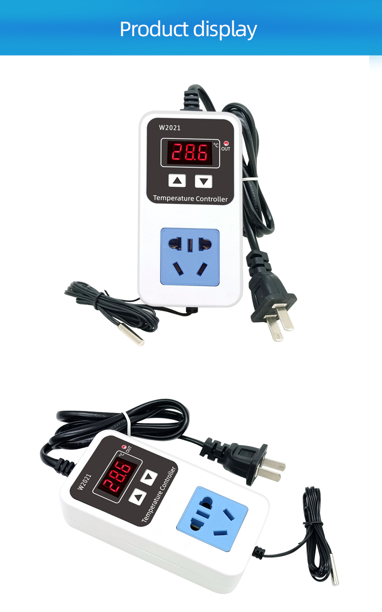 digital temperature controller 220V thermostat socket Special thermostat for incubator W2021(图8)