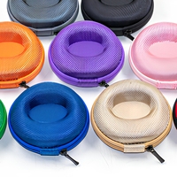 Étui de voyage rond personnalisé haut de gamme pour montre, boîte cadeau en EVA rigide pour montre-bracelet, sac à fermeture éclair en EVA de luxe pour smartwatch