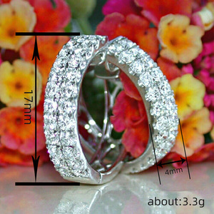 Openwork Ear <b>Cuff</b> for Women Sparkling Pave Style Stone Fashion Ear Jewelry Daily Wear - Product Image 4