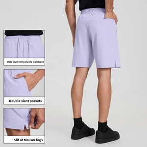 Yierlian Sports New <strong>Men's</strong> Sporty Solid Drawstring <strong>Cargo</strong> Shorts Polyester Summer Casual Fitness Running - Product Image 2