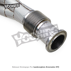 Tuyau droit avant blindé thermiquement en SUS304 pour Lamborghini Aventador LP770 SVJ/LP780 Ultimae 2019+ Section d'échappement haute performance - Product Image 3