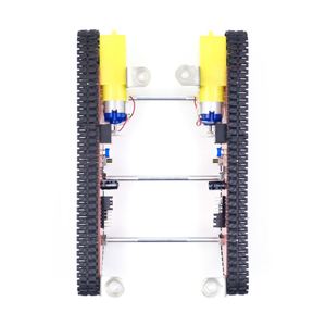 Châssis de voiture robotique intelligent PENPOS Tank avec plaque acrylique et chenilles intégrées, 2 moteurs - Product Image 3