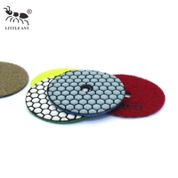 LITTLE ANT Disque diamanté à sec 3 pouces 80 mm pour le polissage des surfaces en quartz et pierre artificielle – Qualité industrielle