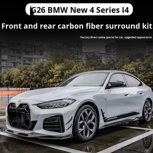 Per <span class=keywords><strong>BMW</strong></span> G26 Quattro Porte Serie 4 <span class=keywords><strong>I4</strong></span> Paraurti Personalizzato in Fibra di Carbonio Kit Estetico Modificato Splitter Anteriore Minigonne Sottoporta Labbro Posteriore Alettone Griglia - Product Image 5