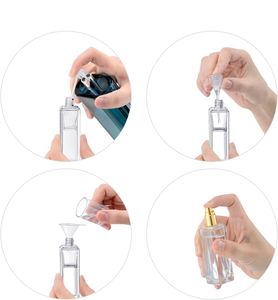 Flacon de <span class=keywords><strong>parfum</strong></span> à remplir Pack de voyage Flacon vaporisateur en verre étanche pratique pour eau, <span class=keywords><strong>parfum</strong></span>, huiles essentielles - Product Image 4