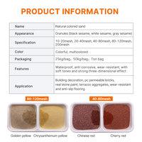 Sable naturel de couleur rare écologique pour la conception paysagère - Achetez plus, obtenez plus