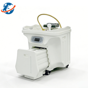 Dayanıklı Akrilik Çin Masaj Malzemesi Mobil Lavabo Beyaz Kase Yıkama Lavabosu Güzellik Salonu Şampuan Kuaför Salonu için - Product Image 3