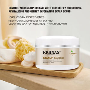 RiginasPrivate Label minyak Rosemary kulit kepala kulit kepala krim pengobatan pengelupasan & <span class=keywords><strong>Psoriasis</strong></span> - Product Image 3