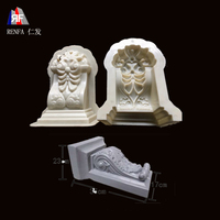 Nouvelle conception, faible coût, style européen, style marocain, plâtre décoratif pour la maison, corniche décorative en plâtre, moules de décoration de plafond