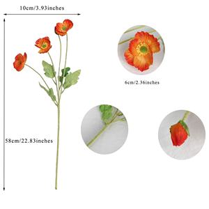 2024 Venta caliente colorido <span class=keywords><strong>Yu</strong></span> Meiren flores de simulación estilo Ins decoración de sala de estar accesorio de fotografía boda flor de mano - Product Image 2