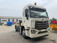 Camion tracteur d'occasion durable HOWO TX 6x4 à 10 roues pour projets de construction