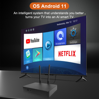 Decodificador de TV Android 4K Personalizado de Fábrica, Android 11, RockChip3568 Quad Core, WiFi 6 5G, LAN 1000Mbps, Reproductor Multimedia