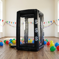 WINSUN Machine géante gonflable attrape-argent pour enfants, parcours d'obstacles, certifiée CE, sans plomb, en PVC imperméable et ignifuge