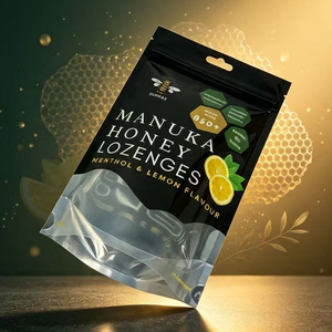 Sachet Doypack Personnalisé Imprimé avec Trou de Suspension et Fermeture Éclair pour Miel, Pastilles et Bonbons - Product Image 5