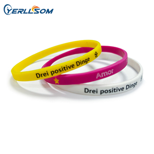 สายรัดข้อมือซิลิโคนกันน้ำขนาด 15 มม. สกรีนโลโก้ตามสั่ง ขายส่ง ไม่มีขั้นต่ำ สินค้าใหม่ สายรัดข้อมือกีฬา สายรัดข้อมือเรนโบว์ลูม ปรับแต่งได้เอง - Product Image 3