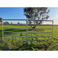 Venta de vallas y puertas de la granja de vallas de acero de vallas de caballos galvanizadas en caliente