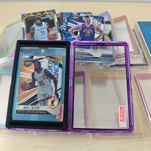 Huacent thiết kế mới UV bảo vệ 2in1 cao cấp từ kim loại PS A/C GC phân loại kinh doanh chủ thẻ slab Trường hợp với Eva chèn - Product Image 1