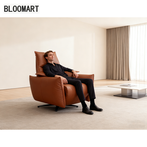 Sillón Reclinable de Cuero de Diseño Novedoso, Giratorio, de Gravedad Cero, Modelo B04, Sillón Reclinable Lazyboy - Product Image 4