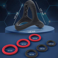 Lot de bagues péniennes en silicone en gros avec 7 tailles différentes pour homme, pour retarder l'éjaculation, plus longue durée, plus résistantes et extensibles