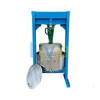 Presse manuelle commerciale en acier inoxydable pour jus d'ananas, grenade, fruits, et presse à miel grande capacité, machine à presser l'huile manuelle