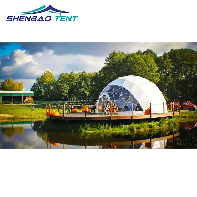 1-2 pessoas Dome Esfera Tent Para Outdoor Glamping Tent