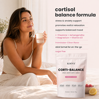 ACORN OEM Boissons en poudre sans sucre pour la gestion du cortisol, soulagement du stress et de la fatigue avec Ashwagandha, L-Théanine