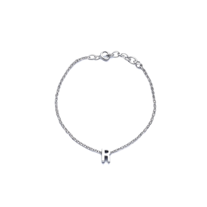 Bracciale in Acciaio Inossidabile con Lettera R, Design Minimalista, Gioielli alla Moda per Donne - Product Image 2