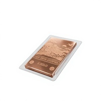 Barre ronde en cuivre pur de qualité investissement 999, bloc de 1 kg, services de soudage et de cintrage