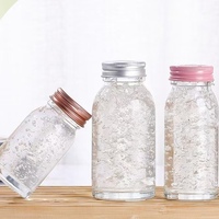 Résistance aux hautes températures 30ml 50ml 100ml 150ml Cylindre vide Cubilose Nid d'oiseau Verre Portable Bouteille Vis Couvercle en aluminium