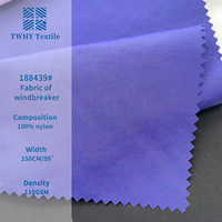 Tissu de haute qualité imperméable tissé 100% Nylon tissu 110gsm Ripstop pour l'alpinisme randonnée vêtements de plein air veste tissu