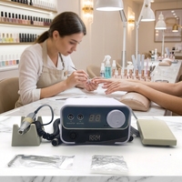 Kit de perceuse à ongles professionnelle 35000 tr/min FN323AWS, lime à ongles électrique portable pour manucure, ongles en acrylique et gel, poignée UP200 G5