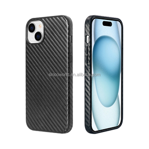 Funda <span class=keywords><strong>de</strong></span> <span class=keywords><strong>fibra</strong></span> <span class=keywords><strong>de</strong></span> carbono para teléfono Funda <span class=keywords><strong>de</strong></span> cuero para teléfono móvil para iPhone 16E Fundas para mujeres <span class=keywords><strong>y</strong></span> hombres - Product Image 1