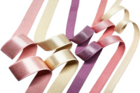 Bande élastique rayée en nylon et spandex brillant Dansky pour bretelles de soutien-gorge, lingerie et garnitures de couture