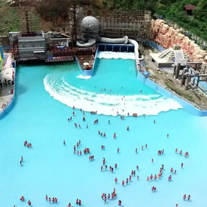 Nuevo diseño de fibra de vidrio agua onda estática máquina de surf parque acuático <span class=keywords><strong>piscina</strong></span> de olas para la venta - Product Image 3