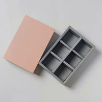 Boîte cadeau premium écologique personnalisée à plusieurs compartiments avec revêtement UV brillant et sérigraphie pour emballage alimentaire, gâteaux, macarons, snacks