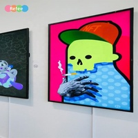 Cadre photo numérique LCD Android grand format 21,5'' 32'' 40'' 55'' pour affichage d'art, d'images, de NFT, de vidéos 4K, avec Wifi, portefeuille, crypto et fonction de galerie