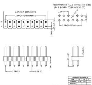 Разъем-гнездо для печатных плат, штыревой, с шагом <span class=keywords><strong>2</strong></span>.54мм, <span class=keywords><strong>2</strong></span>.0мм, 1.27мм, двухрядный, 2x7, 2x10, 2x20 контактов, SMT/DIP, угловой, штыревой разъем-коннектор - Product Image 2