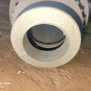 Base per Palo Stradale in Ghisa Sferoidale Personalizzata, Parte di Fusione Verniciata a Polvere Bianca e Nera, Piastra Base Ornamentale per Palo - Product Image 4