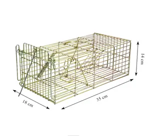 Live Animal Catcher Humane Mouse Trap Steel Wire Rodent Cage